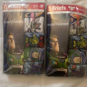 Boys size 4 briefs Disney buzz lightyear